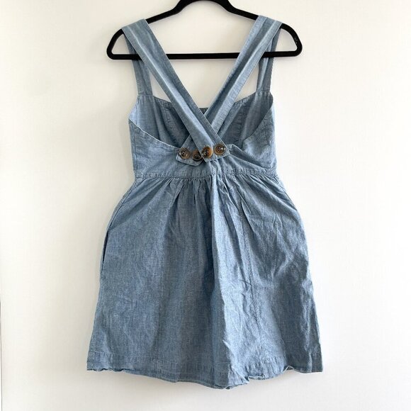 Free People Carolina Chambray Mini Dress - Picture 8 of 11